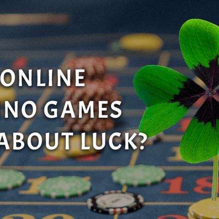 Are online casino games all about luck?