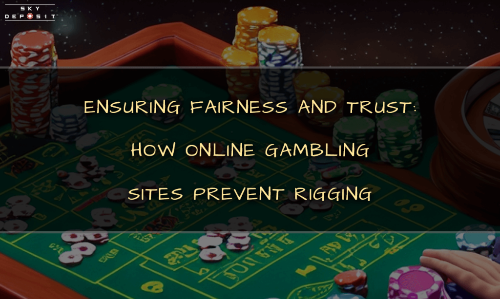 Ensuring Fairness and Trust How Online Gambling Sites Prevent Rigging