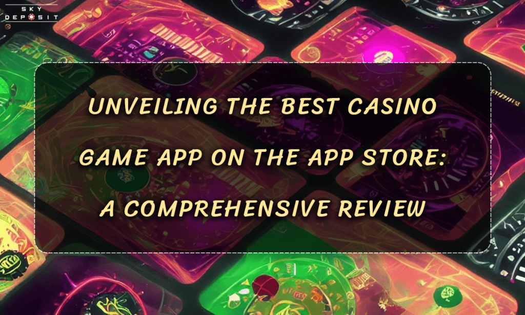 Unveiling the Best Casino Game App on the App Store A Comprehensive Review