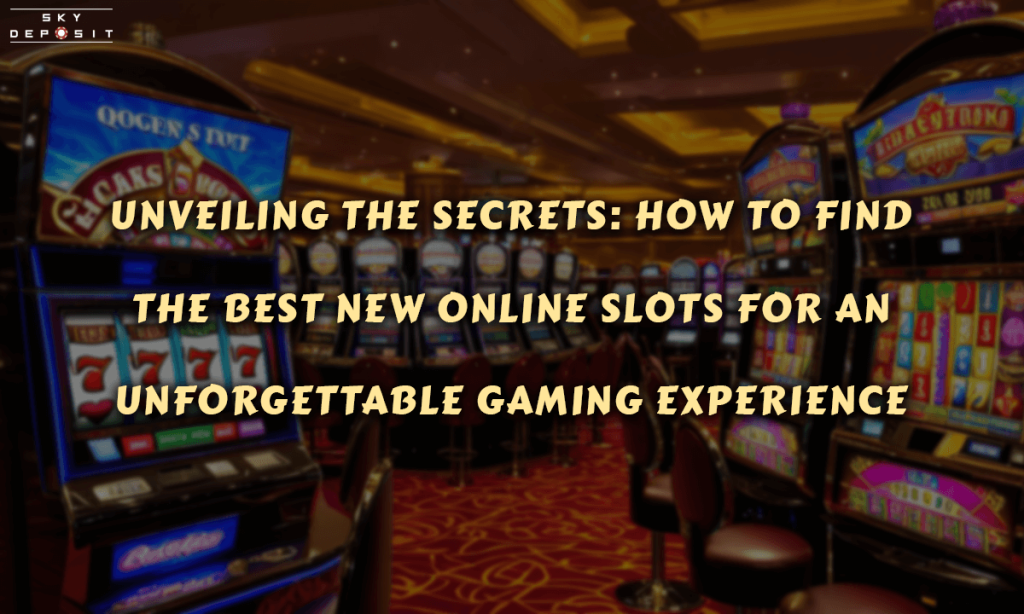 Unveiling the Secrets How to Find the Best New Online Slots for an Unforgettable Gaming Experience